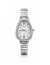 Relógio Feminino Prateado Caixa Oval com Zircônias - comprar online