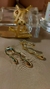 Brinco Gaia com banho de ouro 18K