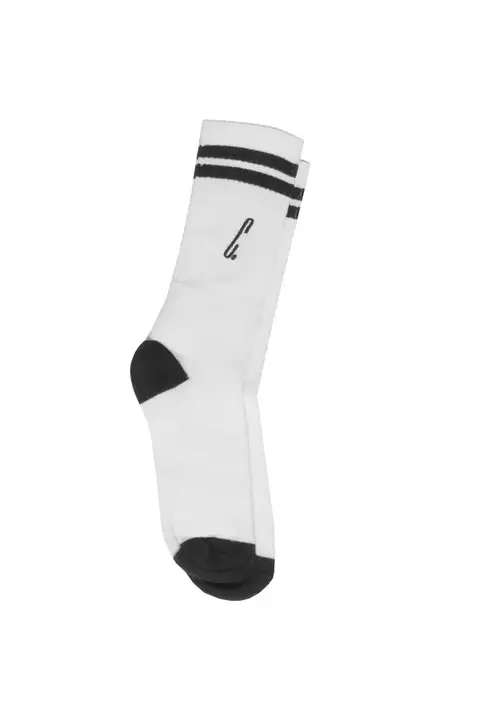 Meia Plano C LIstra White