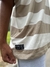 Camiseta Wats Listrada Caqui/OffWhite na internet