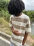 Imagem do Camiseta Wats Listrada Caqui/OffWhite