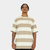 Camiseta Wats Listrada Caqui/OffWhite - Apiúna City Moda