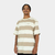Imagem do Camiseta Wats Listrada Caqui/OffWhite