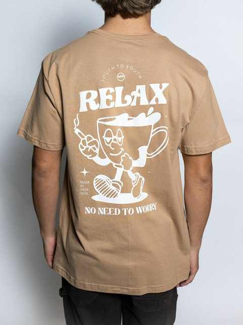 Camiseta South To South Combat Relax Kakhi