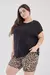 Biker de lycra animal print [AN311] - 9EVE Moda Curvy/Plus Size