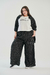 Pantalon Ancho de Lino Rayado [SE460] - comprar online