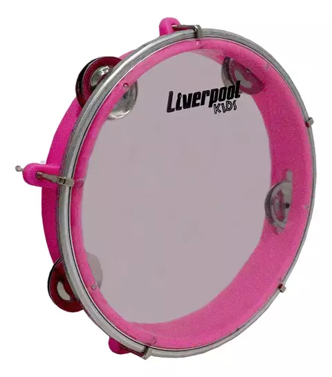 Pandeiro Rosa Infantil - comprar online