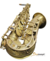 Saxofone Alto Yamanha Yas 31 série 003309 banhado a prata