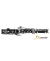 Clarinete Bb Baquelite Chaves Prateadas Dominante - loja online