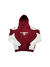 BUZO INTREPID BOXY BORDO/BLANCO - comprar online