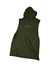 NEVER BACK DOWN - MUSCU HOODIE VERDE - comprar online