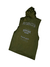 NEVER BACK DOWN - MUSCU HOODIE VERDE en internet