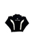 BUZO FUTURE BOXY NEGRO/BLANCO - comprar online