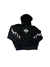 BUZO TRIDENTE - BOXY NEGRO - comprar online