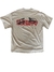REMERA OVERSIZE ~ FUCK SOCIETY CEMENTO en internet