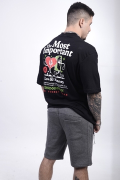 Imagem do Camiseta Oversized Love & Money - Fio 30.1