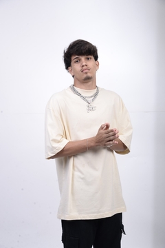 Camiseta Oversized Love & Money - Fio 30.1 - Evk Wear
