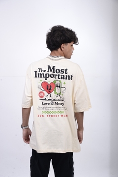 Camiseta Oversized Love & Money - Fio 30.1 na internet