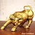 Escultura Touro de Wall Street Dourado - comprar online