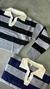 Sweater rayado con cuello - comprar online