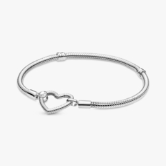 Bracelete Inspiração Moments fecho coração
