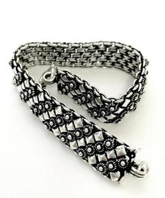 Pulseira Pikun 12mm Prata925 - Pratas By Diniz