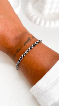 Pulseira Pikun 4mm Prata925 na internet