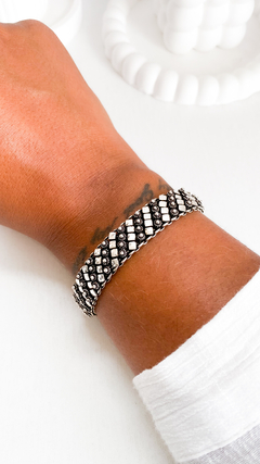 Pulseira Pikun 12mm Prata925 na internet