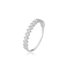 Anel Balãozinho Pedra Branca - comprar online