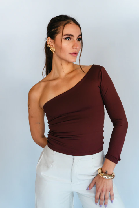BLUSA POLIAMIDA MANGA NULA COMPRIDA - comprar online