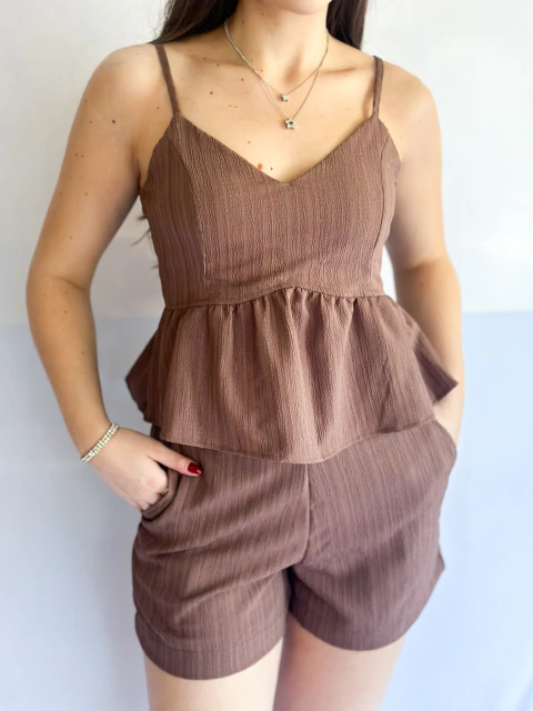BLUSA BABADO LASTEX