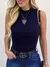 Tricot Garrafinha Blogueirinha Gola Alta - comprar online