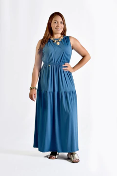 Imagem do Vestido Rebeca - Azul Petróleo