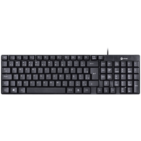 TECLADO USB DYNAMIC ABNT2 RESISTENTE À ÁGUA 1.8M PRETO – DT100