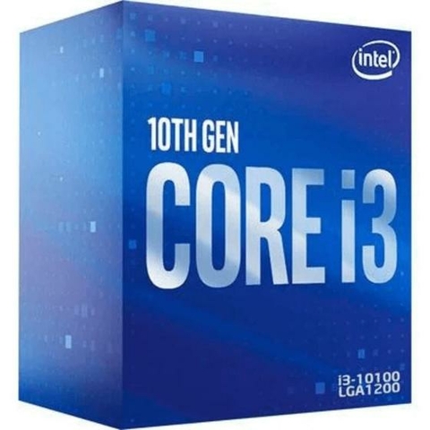 Processador Intel Core i3 10100 3.60GHz (4.30GHz Turbo) 10ª Geração 4-Cores 8-Threads LGA 1200 BX8070110100