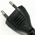 Imagem do Kit 5 Cabo Energia Força 80cm a 1m Bipolar Tv Ps2 Ps3 Radio