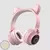 Fone De Ouvido Cosplay S/ Fio Bluetooth Estilo Gatinha Felina - comprar online