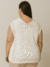 Imagem do Plus Size - Saída de Praia Plus Size de Tricô Carla - Blusa/Regata | Mais Tricot