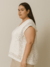 Plus Size - Saída de Praia Plus Size de Tricô Carla - Blusa/Regata | Mais Tricot