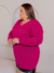 Blusa Plus Size de Tricô Fara - Manga Comprida | Mais Tricot - Mais Tricot | Roupas Femininas em Tricot