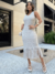 Vestido de Tricô Franja | Mais Tricot - comprar online