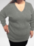 Imagem do Blusa Plus Size de Tricô Fara - Manga Comprida | Mais Tricot