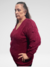 Blusa Plus Size de Tricô Fara - Manga Comprida | Mais Tricot na internet