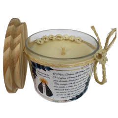 Vela Perfumada Aromática Artesanal Decorada - Religiosa - Consagração Nossa Senhora Aparecida - comprar online
