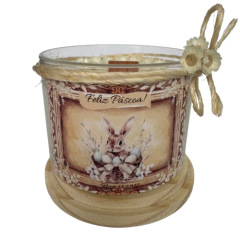 Vela Aromática Perfumada e Decorada Premium - Edição de Páscoa - loja online