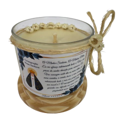 Vela Perfumada Aromática Artesanal Decorada - Religiosa - Consagração Nossa Senhora Aparecida na internet