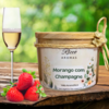 Vela Perfumada Aromática Artesanal Decorada - Morango com Champagne - comprar online