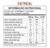 Mix De Proteínas Oatmeal Cacow Chocolate 450g - All Natu Shop