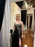 Vestido Raso bordado - Va Asesora de Imagen