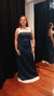 Vestido azul largo - comprar online